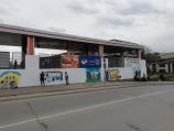 Učenici Škole za tekstil i dizajn oslikavaju zidove leskovačke Autobuske stanice