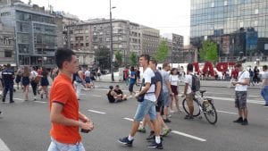 Učenici ponovo ispred Ministarstva prosvete Srbije, traže smenjivanje Šarčevića i poništavanje testa