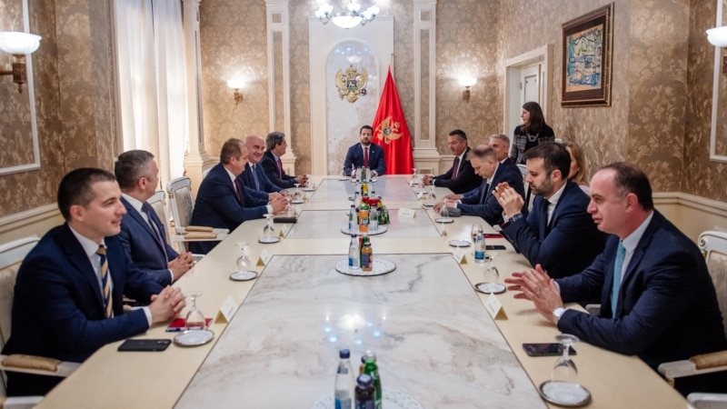 Učesnici izbora na sastanku sa predsjednikom Crne Gore 