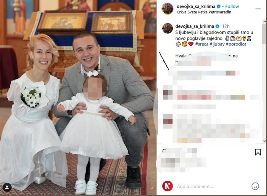Udala se Dejana Bačko, devojka sa krilima otvorila novo poglavlje u životu