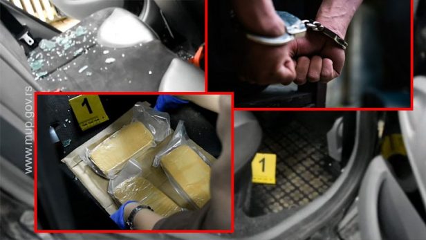 Uhapšen muškarac iz Novog Pazara – Policija u kolima pronašla 20 kilograma heroina