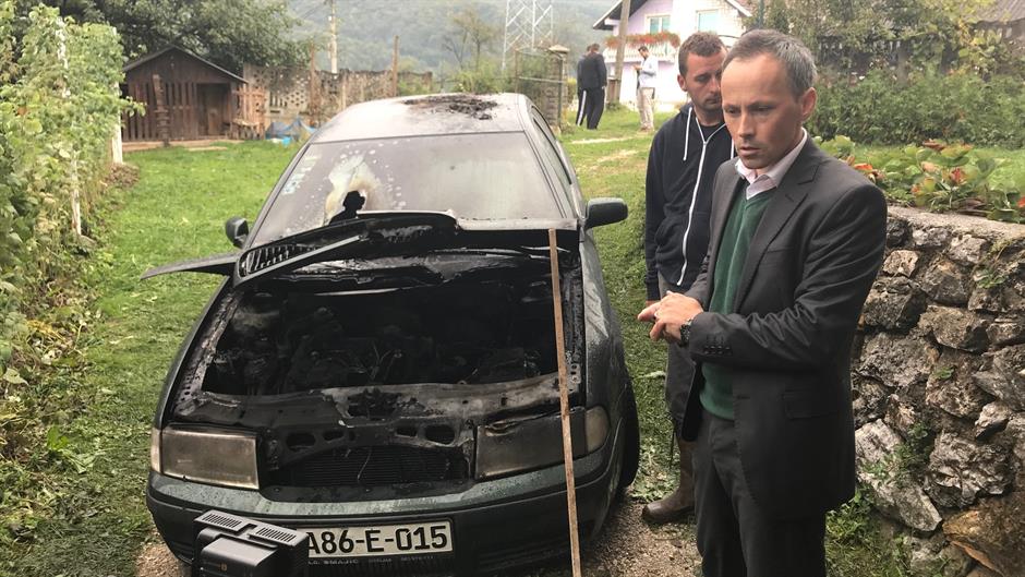 Uhapšen osumnjičeni za paljenje automobila imama Pašića