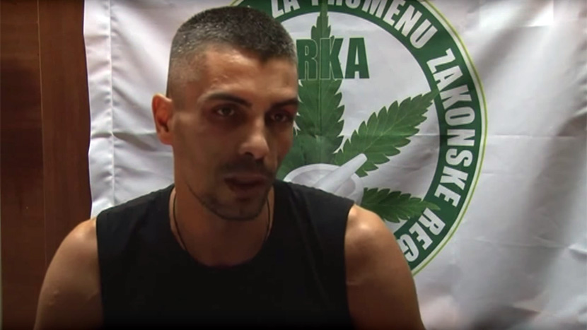 Uhapšen srpski borac za legalizaciju lečenja kanabisom