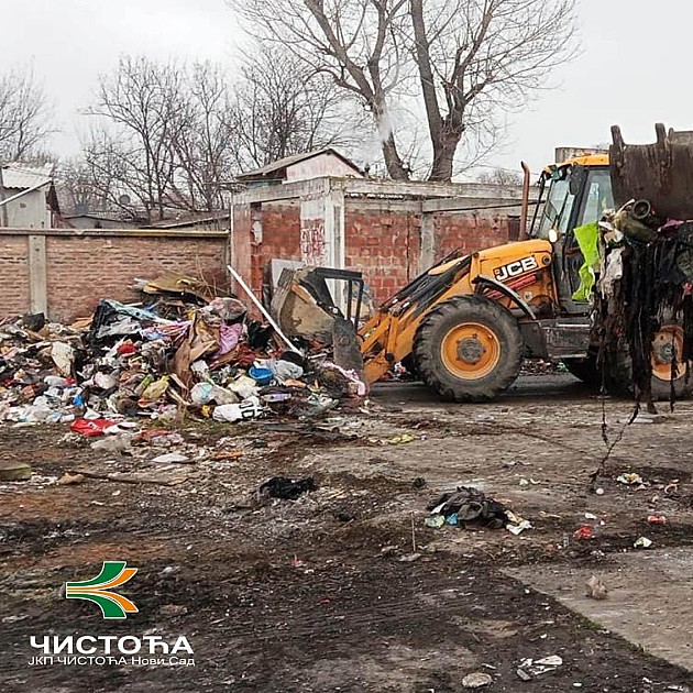 Uklonjene divlje deponije i smeće sa Temerinskog puta