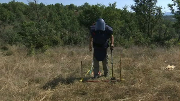 Uklonjene zaostale mine u Dobrosinu kod Bujanovca