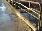 Ukradena ograda sa mosta na Moravi