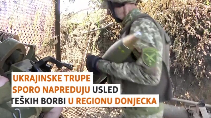 Ukrajinske trupe sporo napreduju usled teških borbi u regiji Donjeck