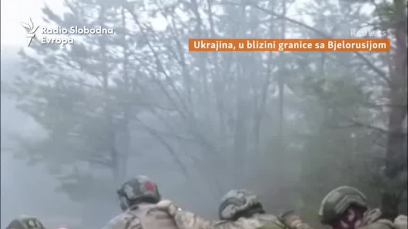 Ukrajinski vojnici prolaze borbenu obuku simulirajući pravu ratnu situaciju (NE DIRATI)