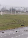 Uleteo BMW-om na fudbalski teren i napravio milionsku štetu VIDEO