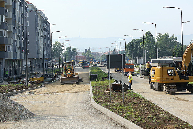 Ulica Bate Brkića biće gotova krajem jula