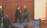 Umalo tuča Gruevskog i Džaferija u Sobranju / VIDEO