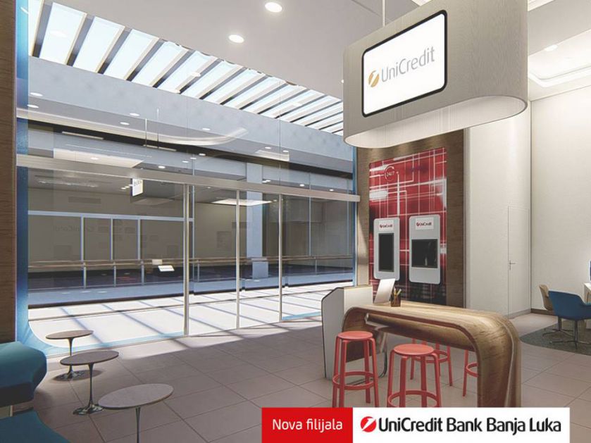 UniCredit Bank Banjaluka otvorila novu poslovnicu u TC Delta Planet