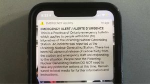 Upozorenje na incident u kanadskoj nuklearnoj elektrani greškom poslato milionima