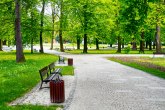 Uređenje parkova i trotoara u Leskovcu