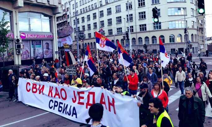 Uskršnji protest 1 od 5 miliona u Beogradu