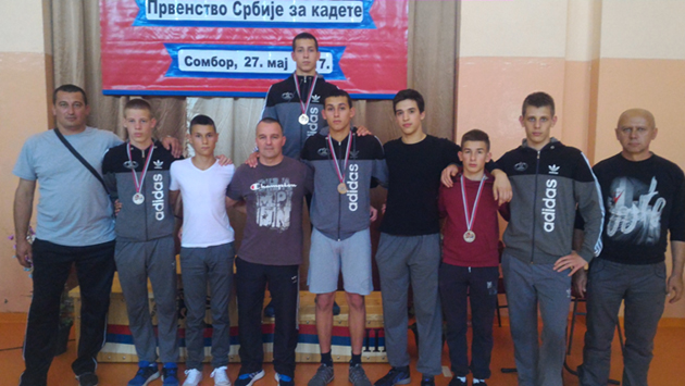 Uspešan nastup rvača Kragujevca na državnom prvenstvu za kadete