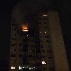 (UZNEMIRUJUĆE) Ovo je snimak TRAGEDIJE na Novom Beogradu! U požaru nastradao STANAR (VIDEO)