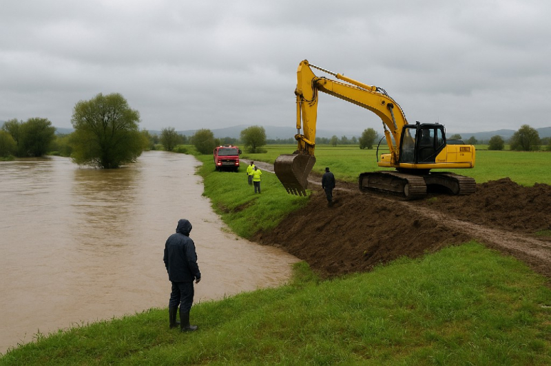 VANREDNA ODBRANA OD POPLAVA NA TRNOVAČKOJ I TIBUŠKOJ RECI