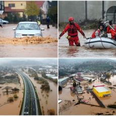 VANREDNA SITUACIJA U TRNOVU: Obilaze se poplavljeni tereni - prave se redovi za pijaću vodu
