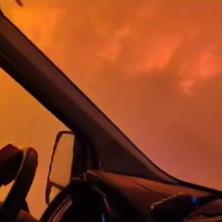 VATRA BUKVALNO GUTA HRVATSKU Snimak iz Dalmacije ledi krv u žilama - Hitna kroz plamen juri u pomoć vatrogascu (VIDEO)
