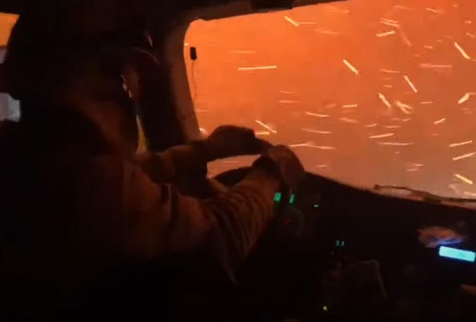 VATROGASCI SNIMILI PAKAO U OREGONU: Evo kako se vozilom probijali kkroz požar koji je zahvatio 311 kvadratnih kilometara VIDEO