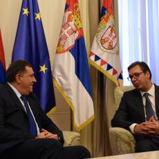 VAŽNE TEME NA STOLU, SIGURNOST NARODA NA PRVOM MESTU: Vučić danas sa Dodikom na sastanku u Vili Mir