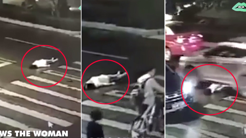 VEOMA UZNEMIRUJUĆI SNIMAK: Ženu udario auto, a onda ju je drugi pregazio, prolaznici samo posmatrali i nisu joj pomogli! (VIDEO)