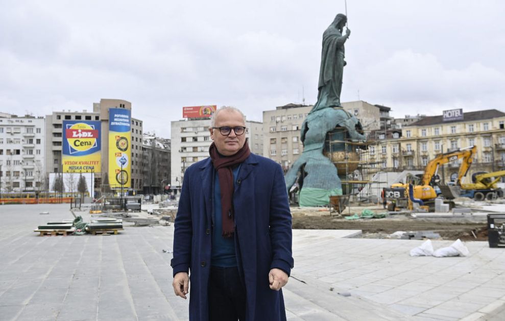 VESIĆ: Otvaranje rekonstruisanog Savskog trga i spomenika Stefanu Nemanji 27. januara!