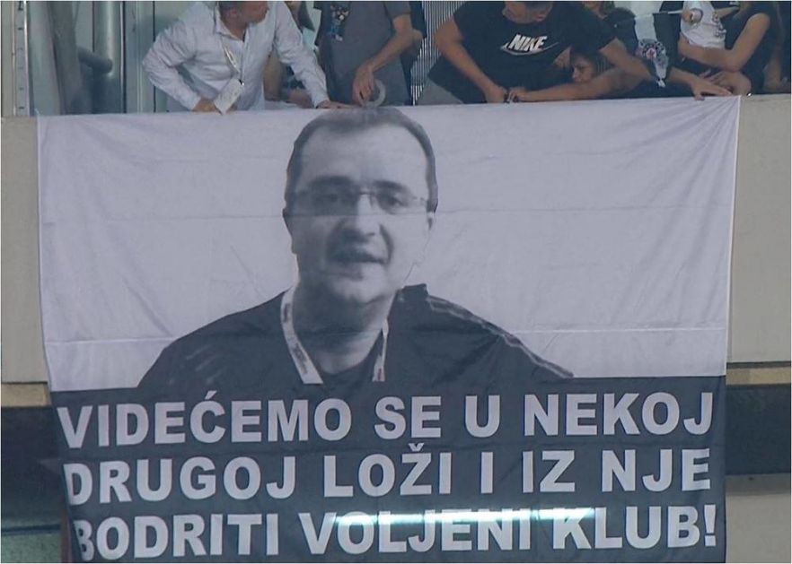 VIDEĆEMO SE U NEKOJ DRUGOJ LOŽI I IZ NJE BODRITI VOLJENI KLUB: Emotivna poruka i transparent za nedavno preminulog Igora Bulata! (FOTO)