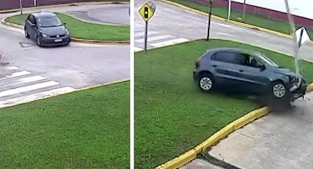 VIDEO: 63-godišnjakinja spektakularno pala na vozačkom ispitu