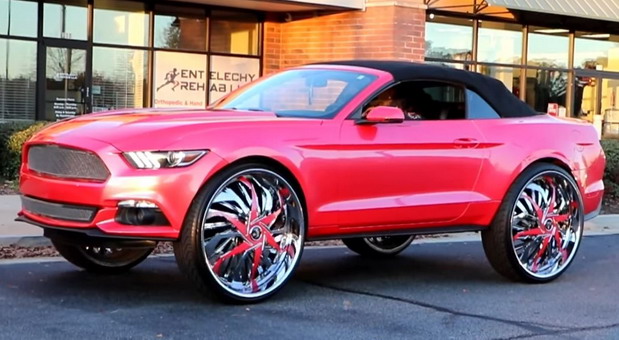 VIDEO: Ford Mustang sa 30-inčnim točkovima