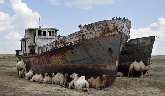 VIDEO: Groblje brodova na mestu nekada jednog od najvećih jezera