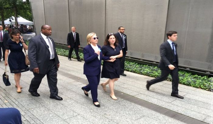 VIDEO: Hilari Klinton pozlilo na komemoraciji u Njujorku