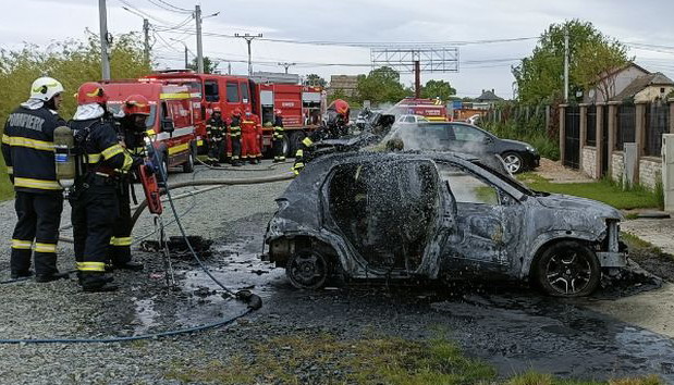 VIDEO: Izgorela Dacia Spring