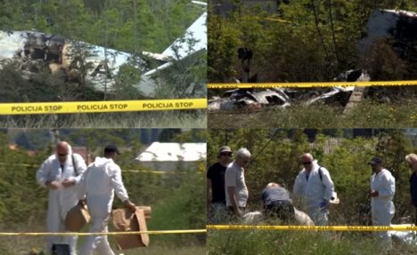 (VIDEO) MOSTAR ZAVIJEN U CRNO: Danas obdukcija poginulih u padu aviona, istragu vodi tužilaštvo
