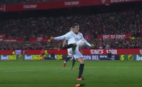 (VIDEO) PRVENAC BIVŠEG KAPITENA PARTIZANA: Jovetić na debiju za Sevilju dao gol Realu