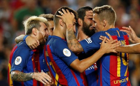 (VIDEO) PRVI TROFEJ U SEZONI: Barselona pobedila Sevilju i osvojila Super kup Španije