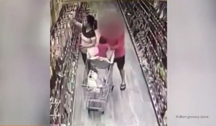 VIDEO: Pokušao da otme bebu usred prodavnice