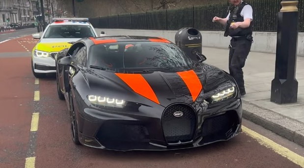 VIDEO: Policija zaustavila Bugatti vredan 3.5 miliona evra i zbog tablice kaznila vozača