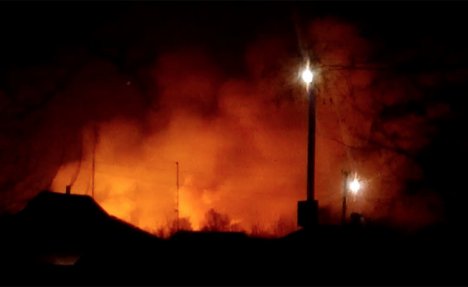 (VIDEO) SCENE APOKALIPSE U UKRAJINI Stravična eksplozija RAZORILA Balakleju, evakuisan ČITAV GRAD!