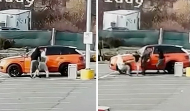 VIDEO: Trojica pokušala da mu otmu skupoceni SUV, spasio ga jedan detalj