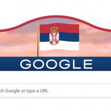 VIJORI SE SRPSKA ZASTAVA! Ovako je najpoznatiji pretraživač Srbiji čestitao Dan državnosti