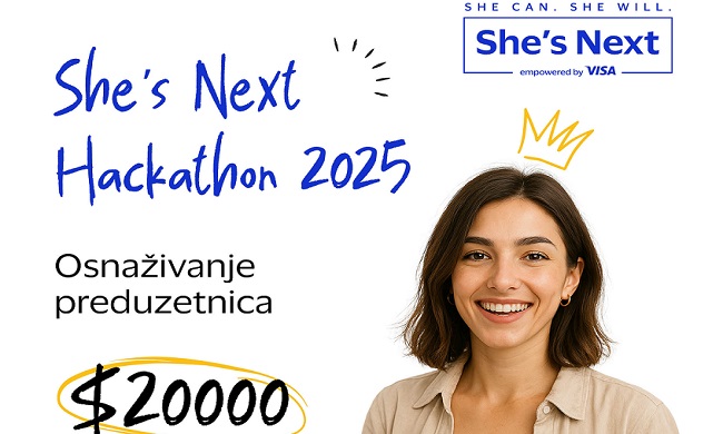 VISA POKREĆE PRVI REGIONALNI SHE’S NEXT HAKATON: Prijavi se i razvij svoju preduzetničku ideju