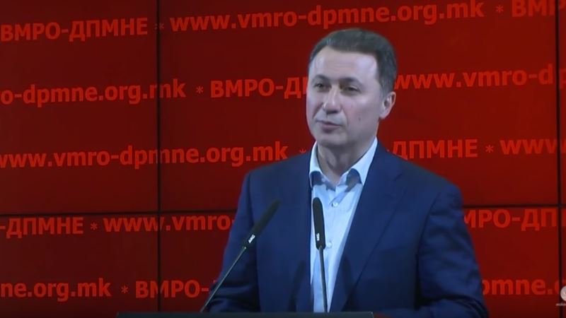 VMRO-DPMNE negira smjenu Gruevskog