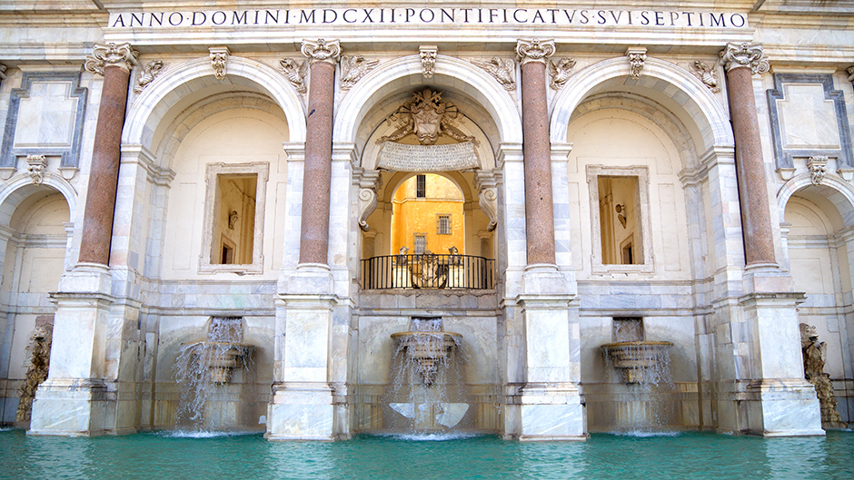 Vatikanske fontane bez vode zbog suše
