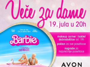 Veče za dame uz Barbie 19. jula
