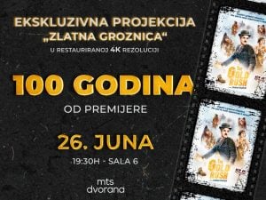 Večeras ekskluzivna premijera legendarnog filma „Zlatna groznica“ Čarlija Čaplina povodom 100 godina ovog ostvarenja (FOTO)