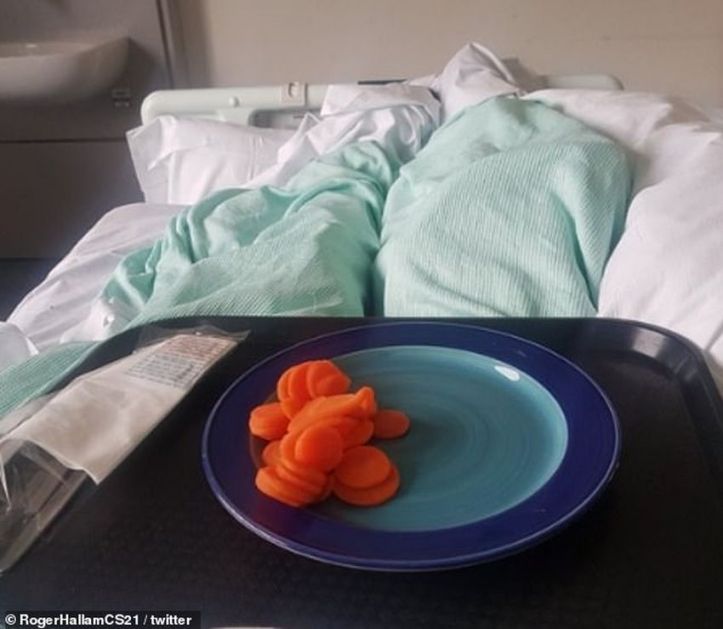 Vegan u bolnici za ručak dobio samo kuvanu šargarepu pa zagrmeo: „Ovo je znak da dolazi kraj sveta“