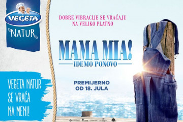 Vegeta NATUR i novi film „Mamma Mia! Idemo ponovo“ – učiniće momenat savršeno „začinjenim“