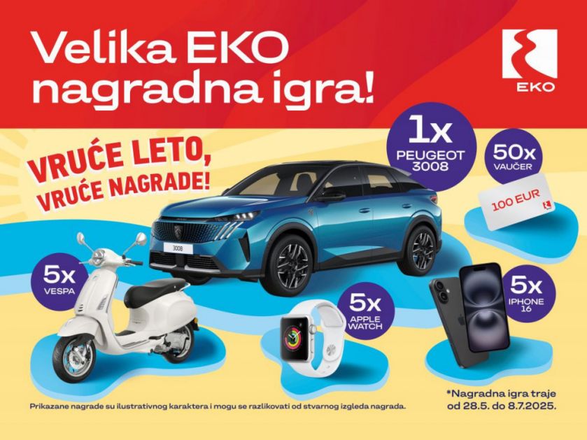 Velika EKO nagradna igra Vruće leto, vruće nagrade!